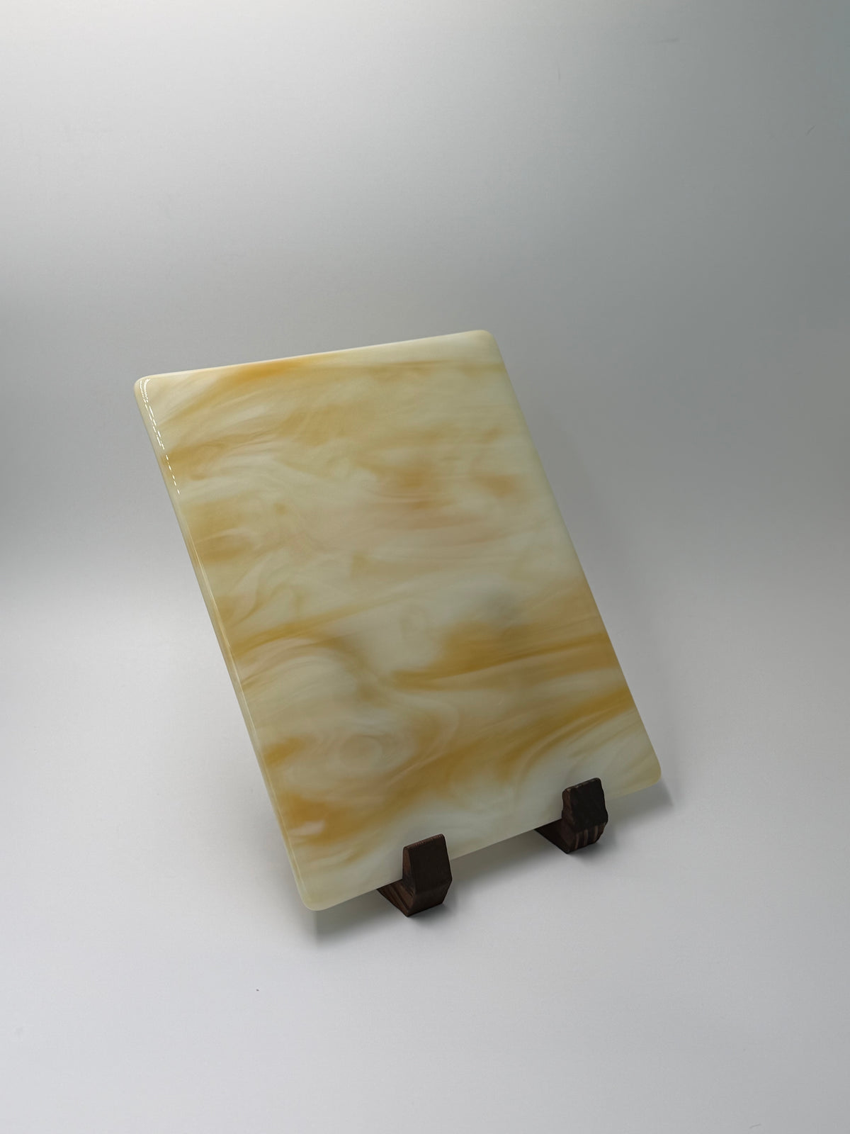 Caramel swirl panel, 8x10, Vertical