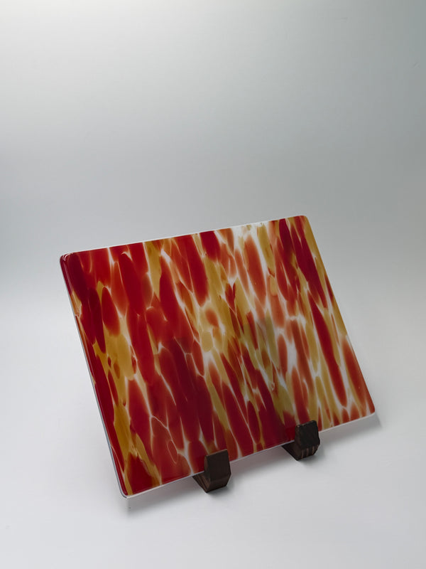Vivid red spirit panel, 8x10, Horizontal