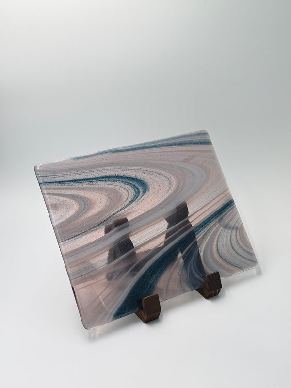 Whispering lotus panel, 8x10, Horizontal