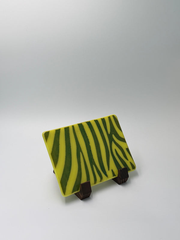 yellow zebra panel, 5x7, Horizontal