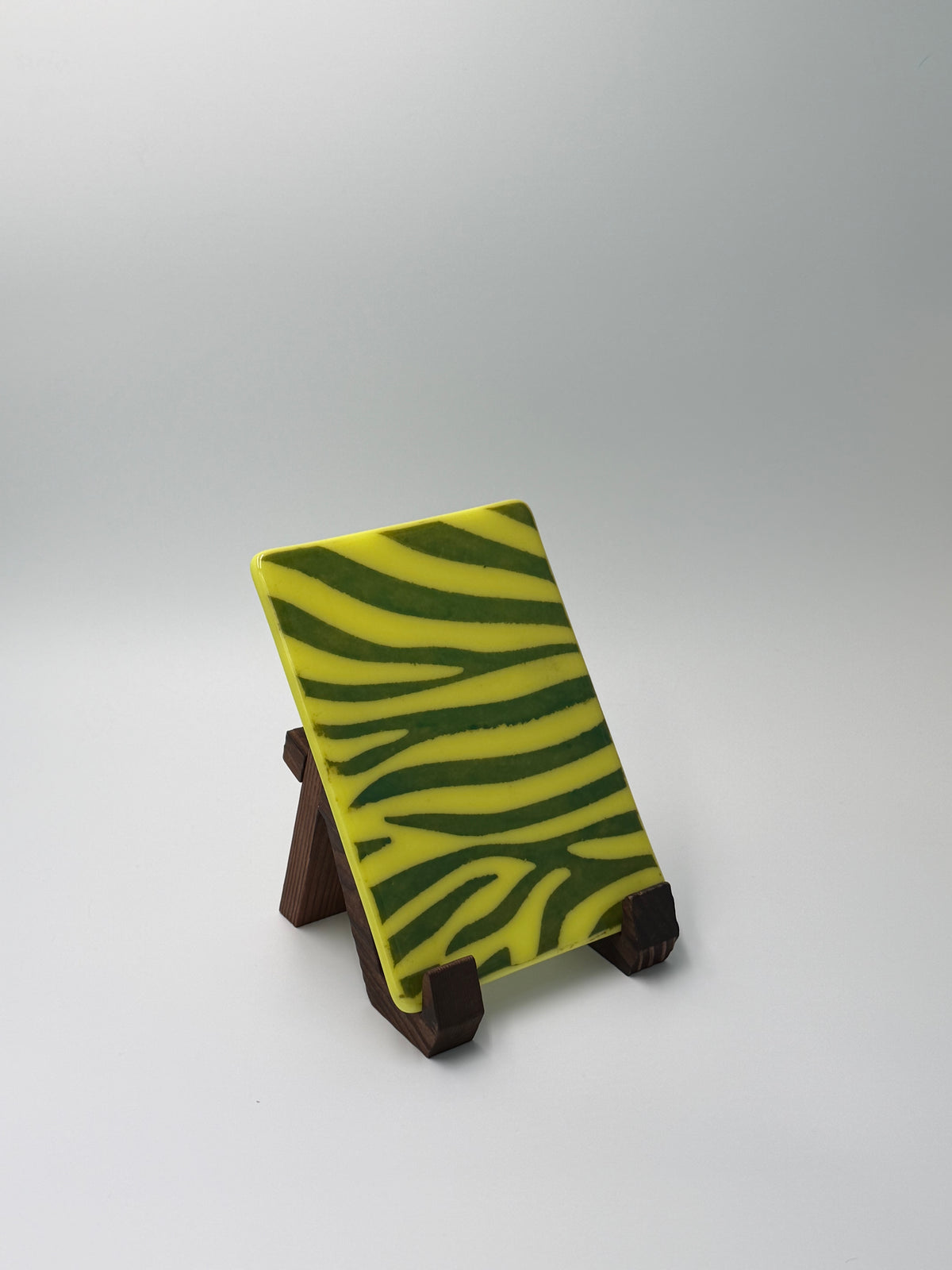 yellow zebra panel, 5x7, Vertical