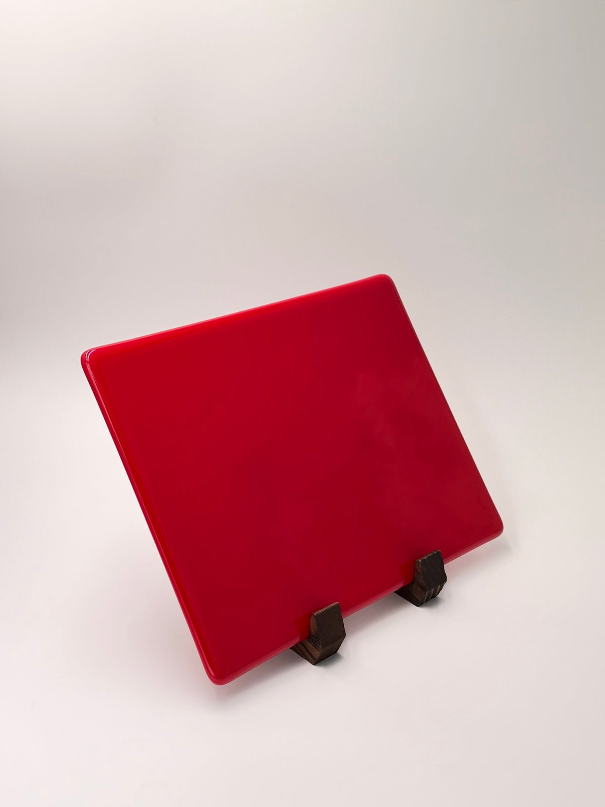 Cherry red panel, horizontal, 8×10