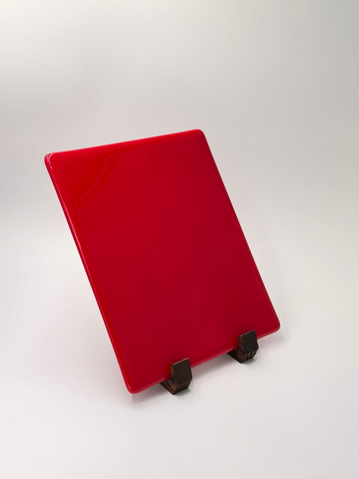 Cherry red panel, vertical, 8×10