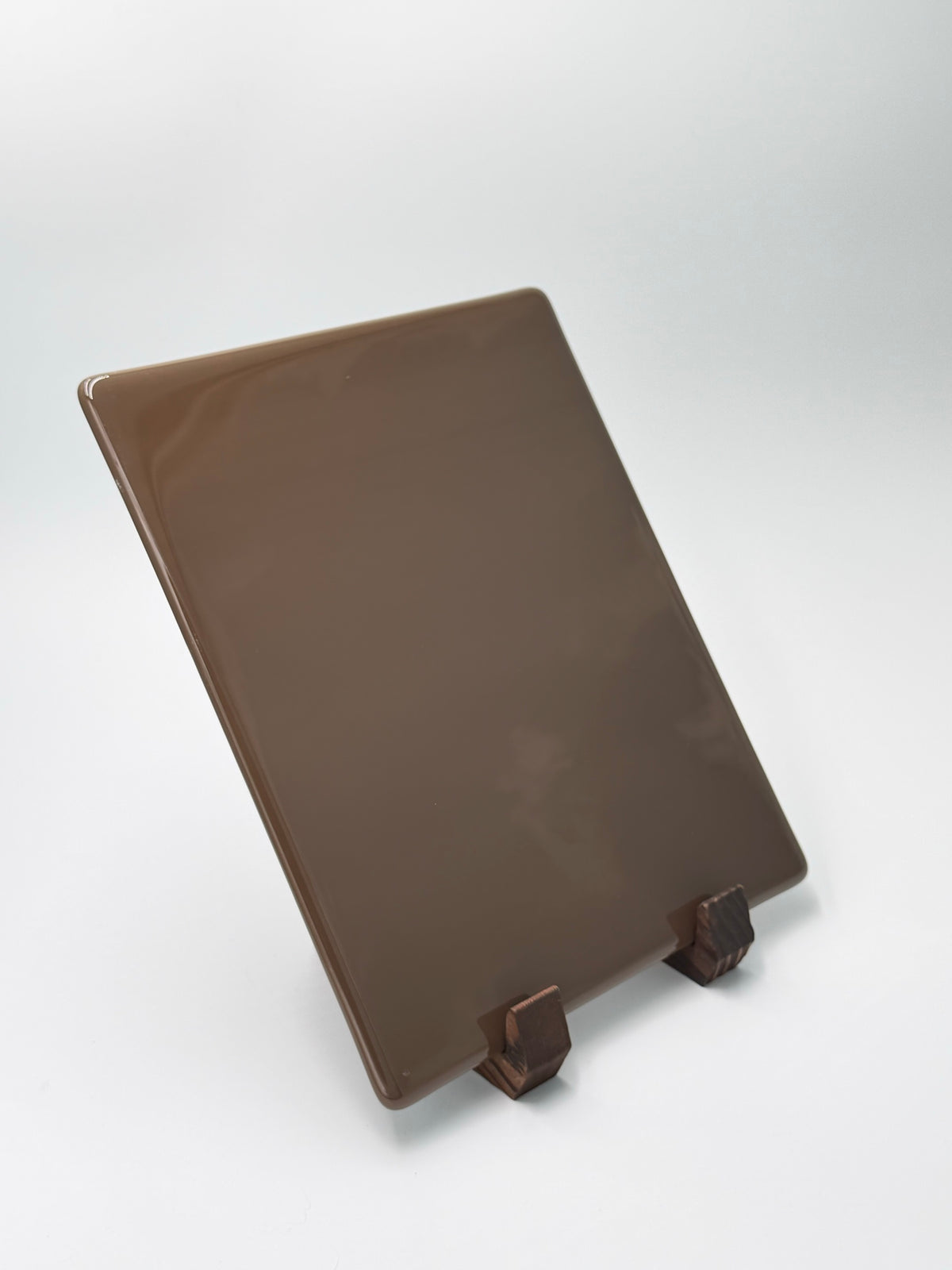 Chocolate brown panel, vertical, 8×10