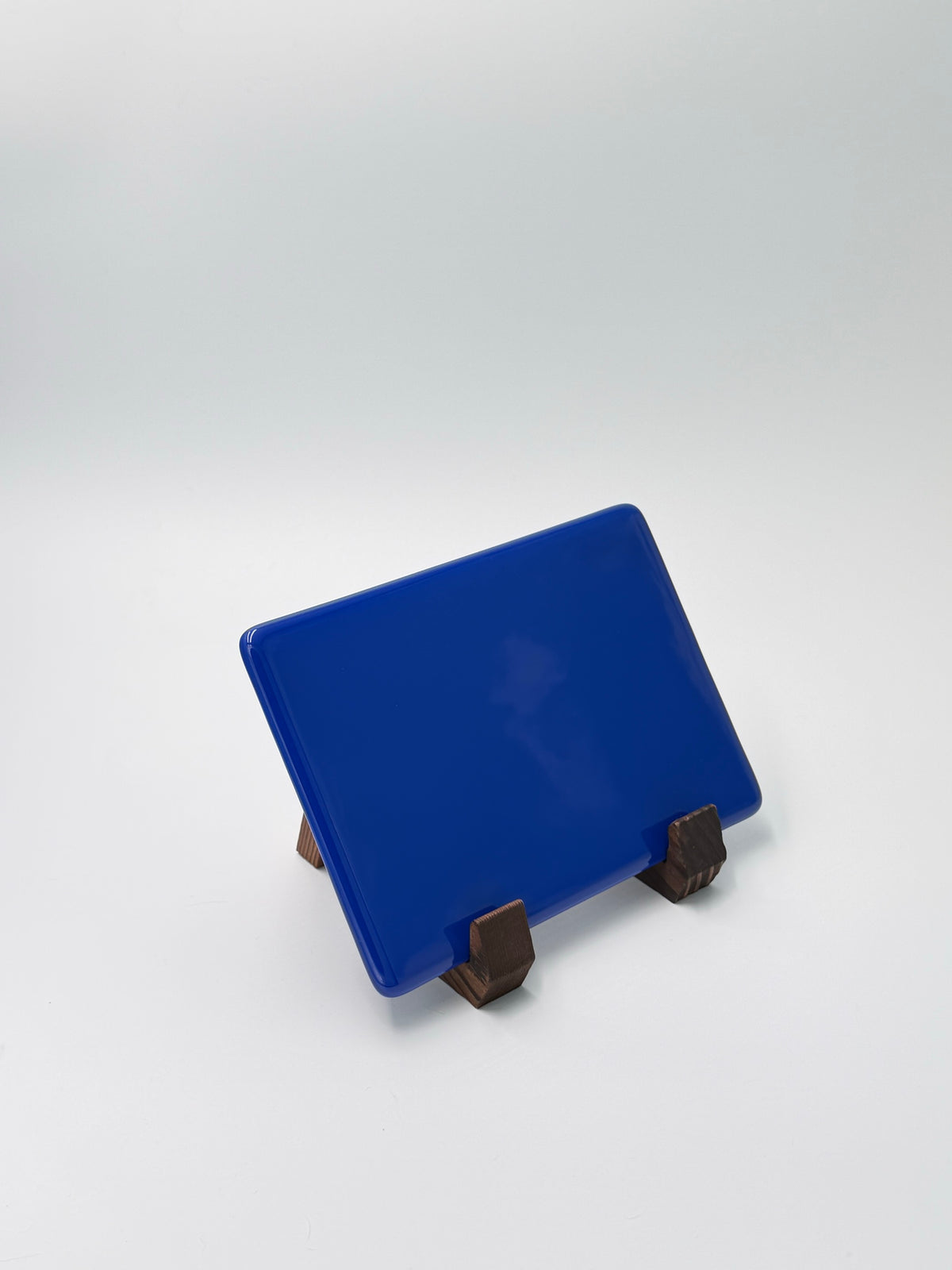 Cobalt blue panel, horizontal, 5×7