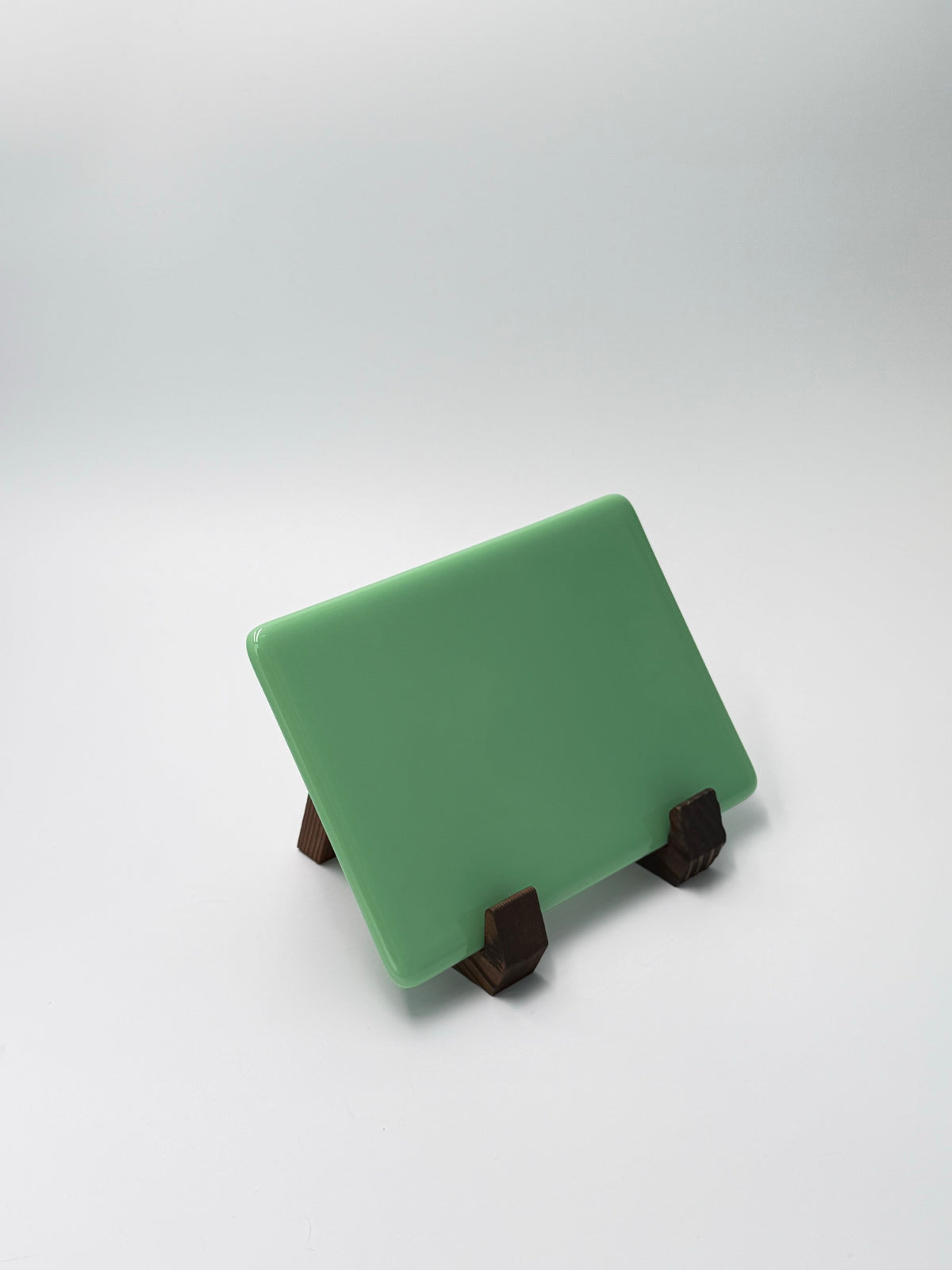 Mint green panel, horizontal, 5×7
