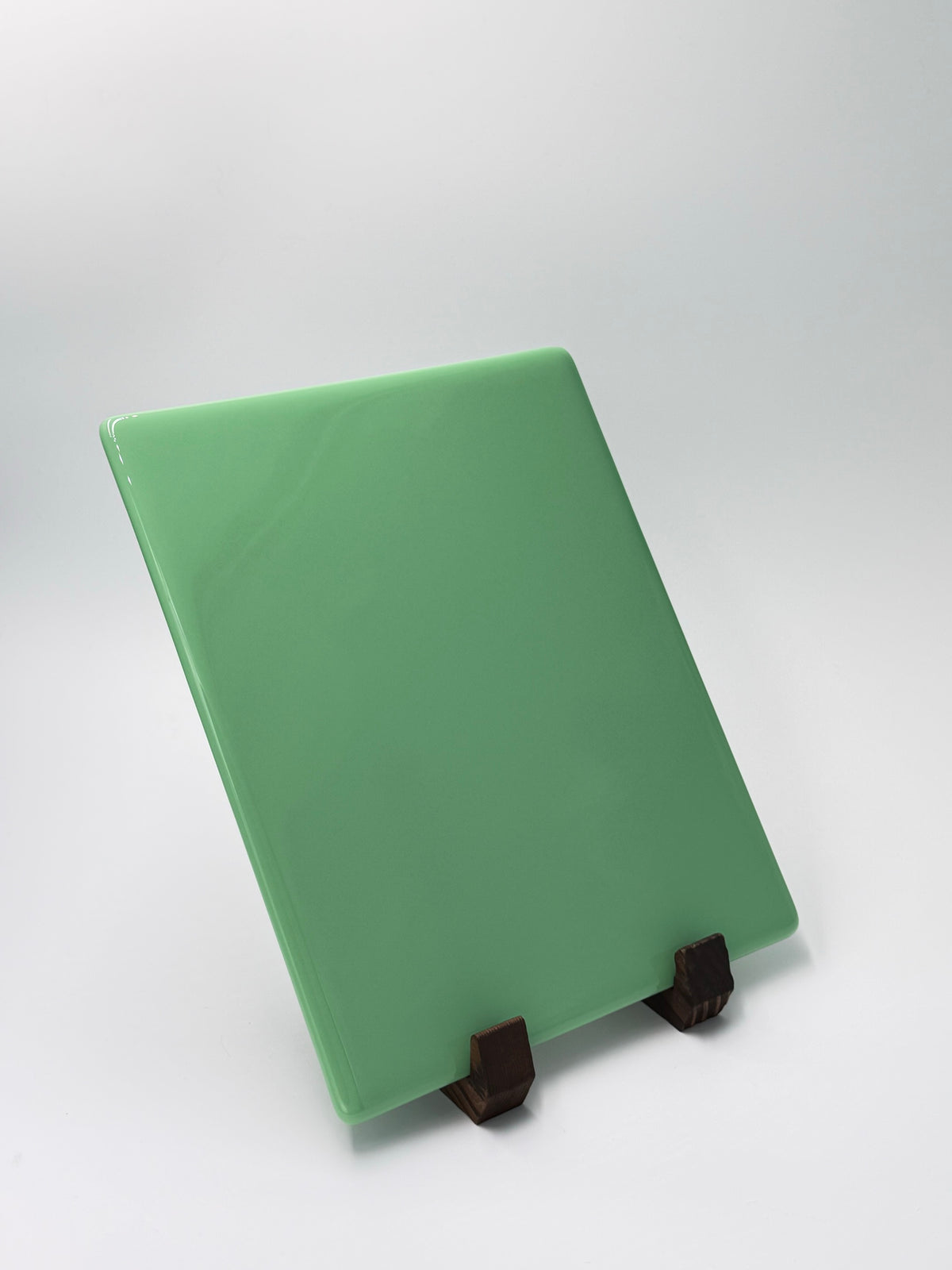Mint green panel, vertical, 8×10